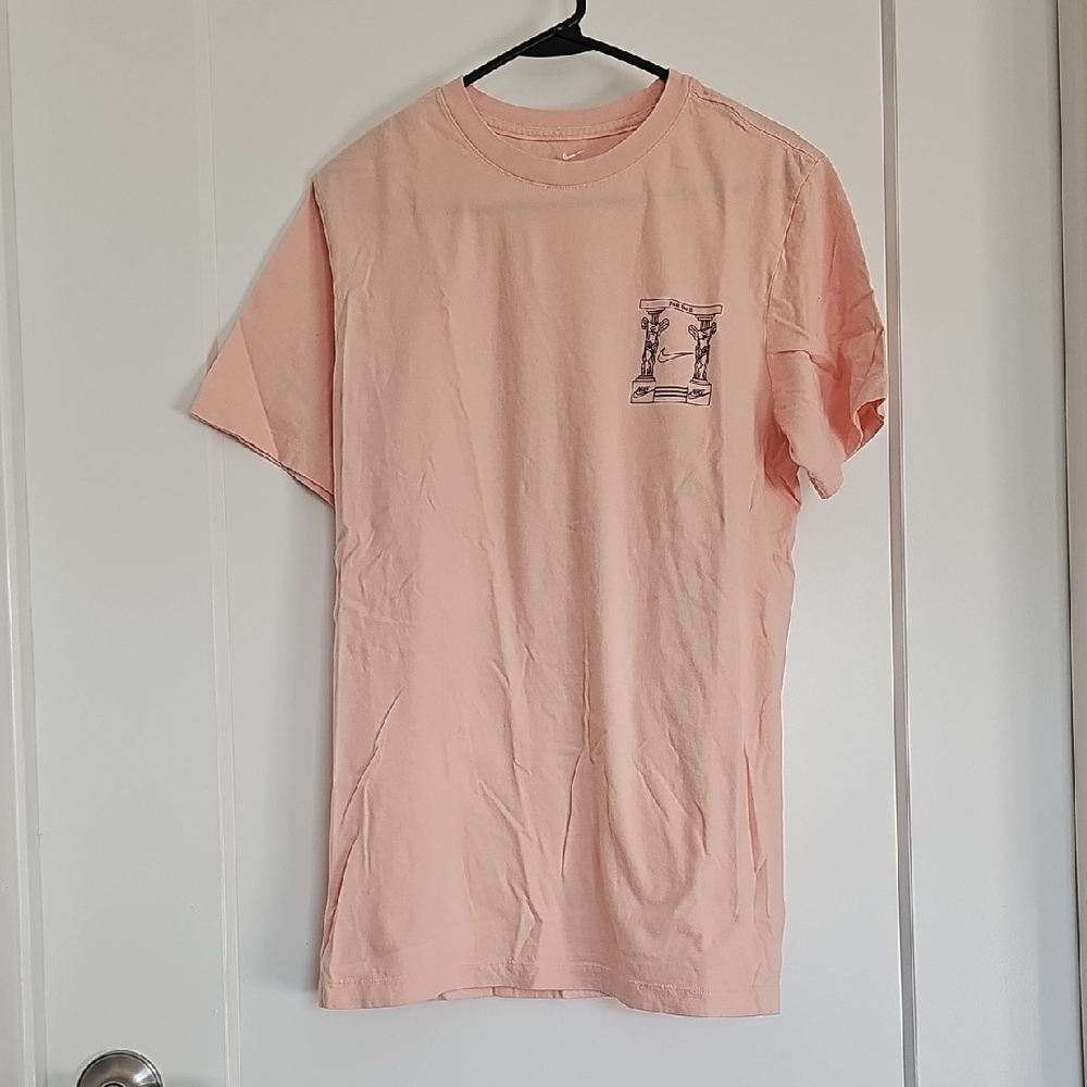 Nike Peach Short Sleeve Tee with Graphic